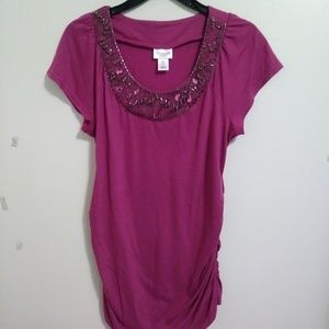 Motherhood Maternity Women's Magenta Dress Medium